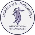 Logo of the Association of Reflexologists (AoR) representing that Soleful Reflexology is a proud member of the AoR